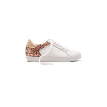 Pantofi sport flatform cu detaliu stralucitor