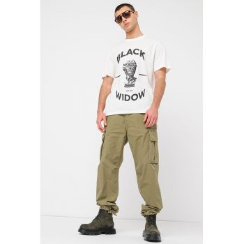 Tricou de bumbac cu imprimeu grafic