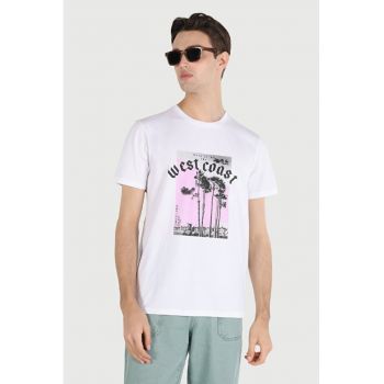 Tricou de bumbac cu imprimeu