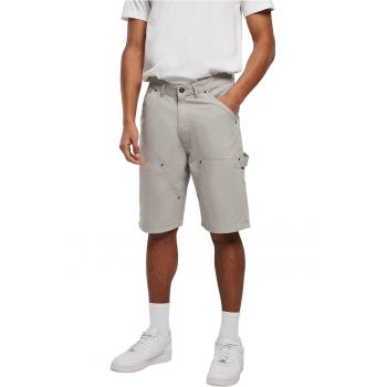 Bermude uni din denim