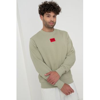 Bluza de trening din bumbac cu decolteu la baza gatului Diragol