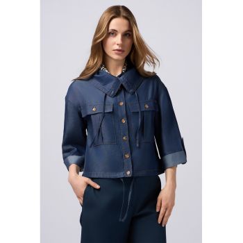 Bluza din denim cu nasturi