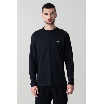 Bluza regular fit cu logo