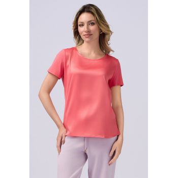 Bluza uni de satin