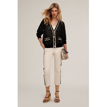 Cardigan cu aspect stralucitor