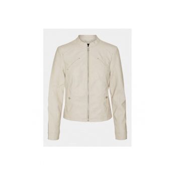 Geaca dama -  303613754 - Piele Ecologica - XS INTL - Bej