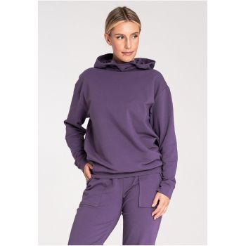 Hanorac dama  M1034 - violet - confortabil - versatil - bumbac -
