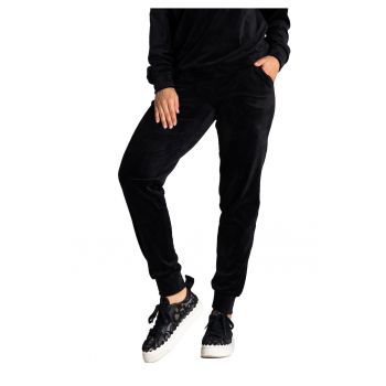 Pantaloni dama -  negru - elasticitate ridicata - buzunare practice - poliester -