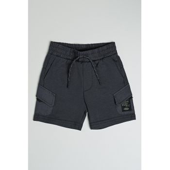Pantaloni scurti cargo cu snur