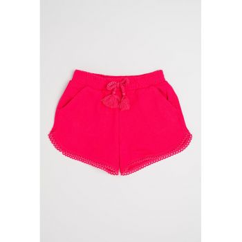 Pantaloni scurti cu snur si canafi