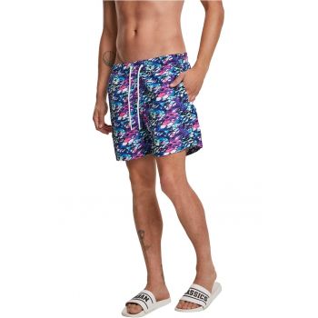 Pantaloni scurti de baie cu snur in talie si model