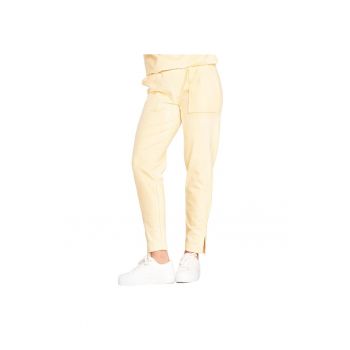 Pantaloni sport dama M1035 -  Bumbac - Galben