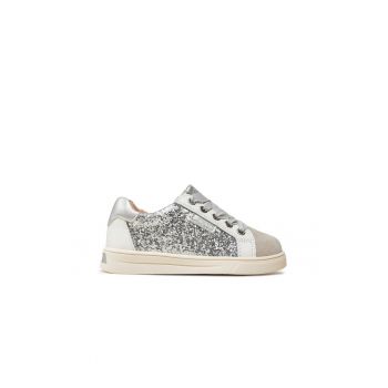 Pantofi copii -  86404 - Piele naturala - Argintiu