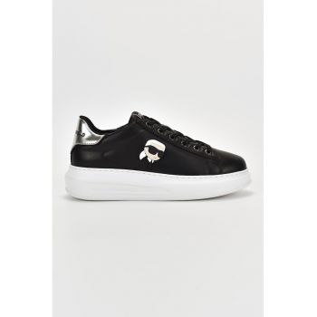 Pantofi sport de piele cu logo
