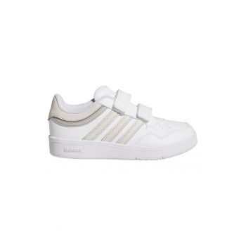 Pantofi sport de piele ecologica cu velcro Hoops 4.0