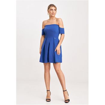 Rochie de mireasa  albastru - poliester