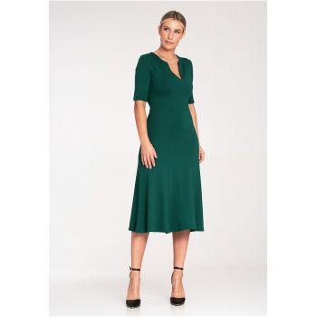 Rochie formala -  verde - viscoza
