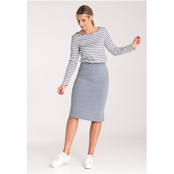 Rochie  model M1057 - dungi - gri - bumbac