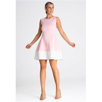 Rochie  roz - poliester