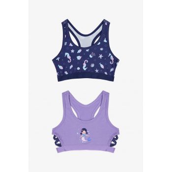 Set de bustiere cu model - 2 piese