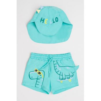 Set de palarie si pantaloni scurti - 2 Piese