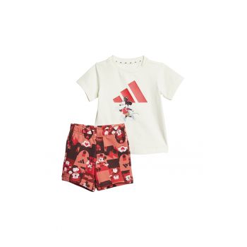 Set de tricou si pantaloni scurti din amestec de bumbac cu Mickey Mouse