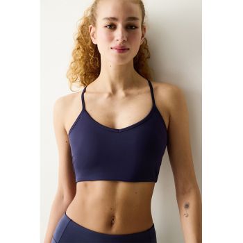 Top-bustiera cu model uni si decolteu racerback