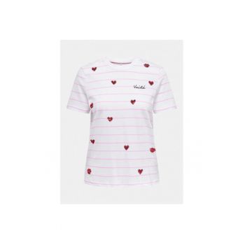 Tricou dama -  303603014 - Bumbac - L INTL - Alb