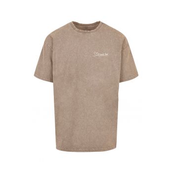 Tricou de bumbac cu aspect prespalat