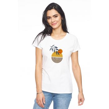 Tricou din bumbac cu imprimeu grafic