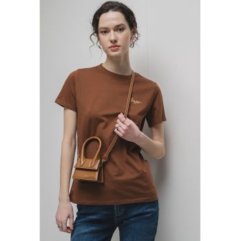 Tricou din bumbac cu imprimeu logo