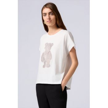 Tricou lejer cu paiete