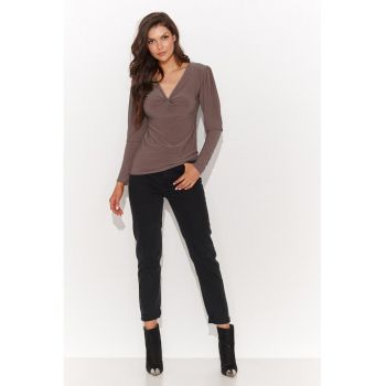 Bluza cu decolteu in V