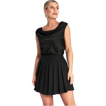 Bluza dama M1119 -  Poliester/Elastan - Negru -