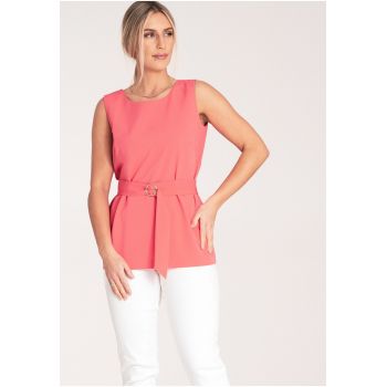 Bluza dama -  Poliester/Viscoza - Eleganta - Corai