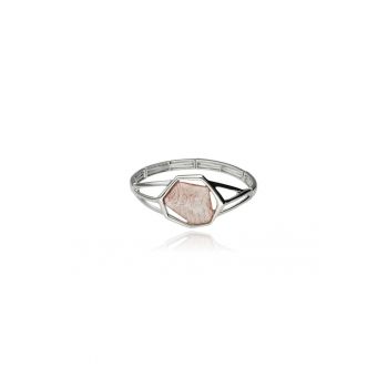 Bratara dama  metal si rasina colorata - hipoalergenica