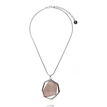 Colier elegant cu piatra bej