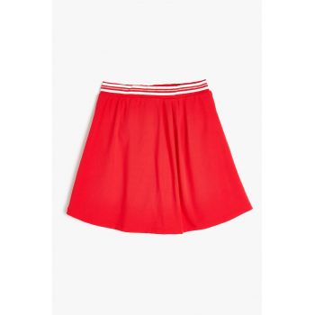 Fusta mini cu talie elastica