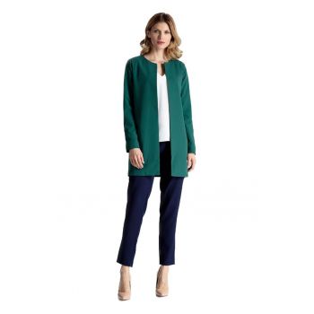 Geaca de dama din lana Helaivance M551 verde