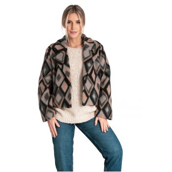 Jacheta dama M1117 -  Poliester - Multicolor -