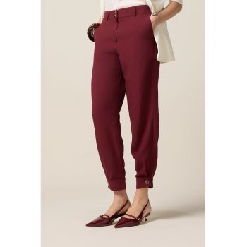 Pantaloni crop regular fit