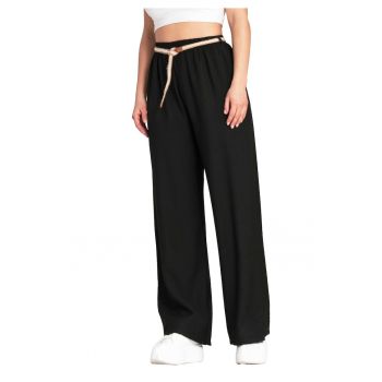Pantaloni dama -  negri - usori - din viscoza -