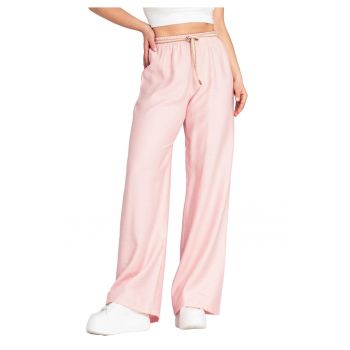 Pantaloni dama  roz - vaporosi - viscoza - lejeri -