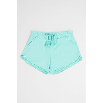 Pantaloni scurti cu snur si canafi