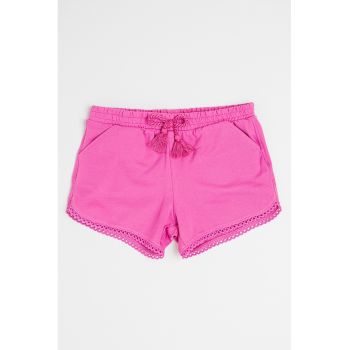 Pantaloni scurti cu snur si canafi