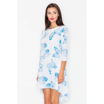 Rochie  asimetrica florala