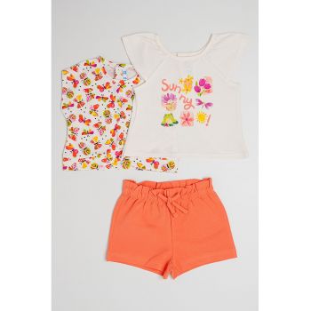 Set de tricou si pantaloni scurti - 3 piese