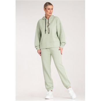 Set trening dama  hanorac si pantaloni jogger - confortabil - elegant - bumbac -