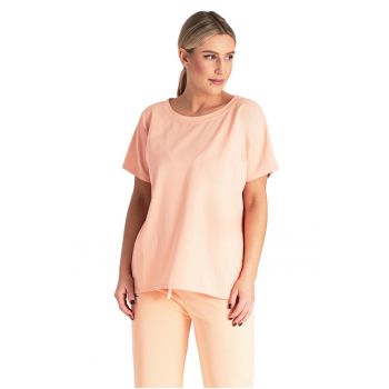 Tricou dama M1164 -  Bumbac/Elastan - Portocaliu -