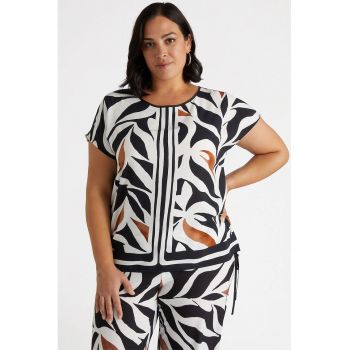 Bluza cu snururi laterale